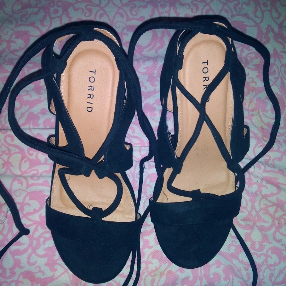 COPY - Torrid laceup wrap wedge